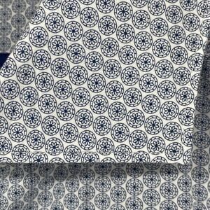 ETON Shirt Mens L 42 16.5 Contemporary Medallion Print Button Up Cotton Blue